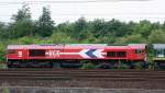 HGK 266 070-2 abgestellt in HH-Wilhelmsburg. 05.07.12
