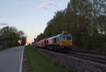 Der gemischte Güterzug, der um 20:10 Uhr durch Poing nach München Nord verkehrt, ist eine Stammleistung. Diese fuhr am 02.05.17 die 247 049-0.