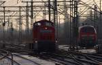 038. 295 087-1 rollte einsam durch Harburg...3.1.11