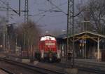 295 080-6 war heute Solo auf dem Weg nach Flensburg um dort die bliche bergabe aus Flbg-Weiche ab zu holen. 19.3.11