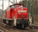295 099-6 im Portrait. Aufgenommen in HH-Harburg am 30.3.2011