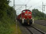 295 021-0 mit dem FZT 53597 einer bergabe fr Flensburg Sd dieselte am Morgen des 13.8.11 aus Neumnster kommend gemtlich durch Schleswig.