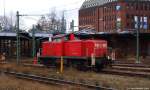 295 070-7 rangierte am 28.11.09 im Lbecker Hbf.