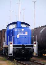 Metrans/HHLA 3 295 092-1 am Eurogate Terminal in Dradenau kurz bevor sie zum rangieren abrückte. 06.09.2014