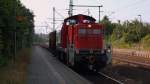 Neuer Samstags-Planzug.....295 048-3 war diesmal beauftragt einen der lngsten Gz nach Flensburg zu bringen....03.07.10