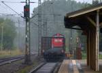 Nachschuss der 295 062-4 und ihren Waggons. 11.9.10