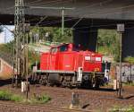 Ein weiterer Einzelfahrer, in Form von 295 022-8 durchfhrt am 4.9.10 den Harburger Bahnhof jedoch auf dem Weg nach Maschen.