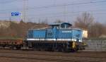 Es ratterte ganz schn als die betagte 345 203-4 von Spitzke mit ihren 4 Waggons an uns vorbei fuhr. HH 26.2.11
