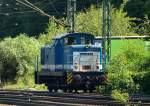 345 204-2/V60-SP-014 ex Lok des Zementwerkes Rdersdorf 3 dieselte einsam durch Harburgg. 03.06.11