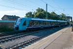 622 666-5 Paribus-DIF Netz-West-Lokomotiven GmbH & Co. KG auf einer Probefahrt, bei der Einfahrt in Uelzen. Dieser Lint 54 soll dann bei der Nord-Ostsee-Bahn (NOB) auf der Strecke Heide-Itzehoe zum Einsatz kommen. 01.10.2015