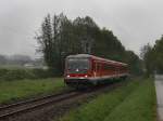 BR 0628/123177/der-628-586-als-rb-nach Der 628 586 als RB nach Rosenheim am 01.05.2009 unterwegs bei Pfarrkirchen. 
