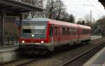 628 624 steht am 28.12.11 als RB nach Rotenburg (Wmme) im Bhf. Verden (Aller) bereit zur Abfahrt.