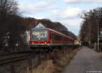 628 555/928 555 & 628 554/928 554 dieseln am 10.3.12 als RB nach Lbeck Hbf. durch Bad Schwartau.