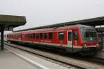 Der ehemals auf der Gubodenbahn eingesetzte 628 422-8 leistet nun in Mhldorf seine Dienste.
