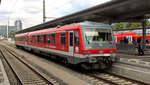 Neu im Mühldorfer Bestand ist 628 594-4, der auf der Westfrankenbahn im Einsatz stand.