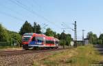 643 705 der Euregiobahn fhrt am 4.6.11 auf Dienstfahrt durch Nordbgge.