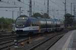 OLA 0001 (643 108/943 108) fhrt am 22.7.11 als OLA in den Stralsunder Hbf. ein.