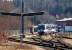 NWB VT 728 und ein NOB VT abgestellt im Bereich der Tankstelle des NOB Bw Husum. 31.03.2013
