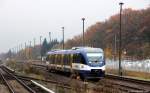 Vt 738 (643 410) der NEB rollte am 10.11.14 als RB26 nach Berlin-Lichtenberg durch Hoppegarten (Mark).
