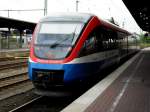 Dortmund Hbf,zug der Prignitzer Eisenbahn nach Enschede  L.RB51,am 10.8.2010