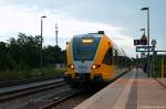 VT 646.041 (646 041-3) ODEG - Ostdeutsche Eisenbahn GmbH hatte sich in Rathenow an den VT 646.044 (646 044-7) gekoppelt und fuhren dann nach Eberswalde ins BW. 25.08.2014
