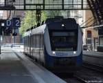  VT 531  und  VT 530  der NWB stehen am 12.6.10 als NWB nach Osnabrck Hbf. im Bremer Hbf. und warten auf Abfahrt.