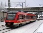 Nachschuss auf 648 344/844 welcher am 30.12.10 leise dieselnd durch den Bhf. Hamburg-Harburg fhrt.