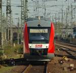 648 146-8/646-7 der SHB hier kurz vor der Ankunft im Bhf Neumnster. 21.4.11