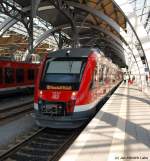 Aktuelle Neuheit bei DB Regio Kiel sind die ersten 6 neuen Triebwagen von 16 neuen 648 der Bauserie 4. Hier steht 648 451-2/951-1 mit seinem Bruder 648 452-0/952-9 im Lbecker Hbf. bereit zur Rckfahrt nach Neustadt (Holst) fr die Fahrgste bereit.