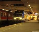 VT 309 der NOB steht am 14.5.11 als NOB 81826 nach Husum im Bhf. Hamburg-Altona bereit zur Abfahrt.