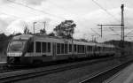NOB VT 309 und 304 in Doppeltraktion in Schleswig.Wegen des Streikes fahren die Zge nur alle 2 Stunden und nur in Doppeltrak. 17.5.11