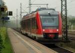 Der erste DB Lint 41 der Regio Bahn(648 453-8/953-7,Unt-Alstom-07.03.11) kam als RB 72906 nach Schleswig gefahren, bald werden sie die Zge der NOB ersetzen. SL 05.09.11