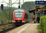 648 457/957 der RBSH verlsst gerade Schleswig Richtung Husum. 20.9.11