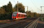 RBSH Lint 648 557/957 kam in der Abendsonne nochmal durch Schleswig gefahren. 23.9.11