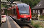 648 458/958 steht am 4.7.11 im Bhf. Flensburg abgestellt.