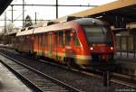 648 454/954 der RBSH steht am 4.12.11 als RB nach Kiel Hbf im Bhf. Neumnster bereit.