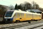 NWB VT 309 mal ganz ohne Masten aufgenommen in Schleswig. 10.12.11