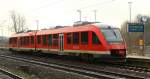 648 345/845 als RBSH 15917 verlsst hier gerade Schleswig. 12.12.11