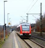 648 458/958 als RB 15919 verlsst hier Schleswig Richtung Kiel. 16.12.11