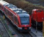 648 465/965 der RBSH steht am 4.12.11 im BW Kiel abgestellt.