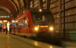 648 454/954 steht am 26.11.11 als RB nach Lbeck Hbf. im Kieler Hauptbahnhof bereit zur Abfahrt.