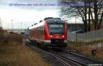 648 452/952 dieselt am 4.12.11 als RB nach Kiel Hbf. durch Kiel-Hassee Citti-Park. Allen ein frohes neues Jahr 2012 !
