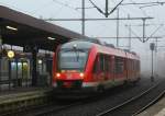 RBSH Lint 648 453/953 steht hier abfahrbereit nach Kiel im Neumnsteraner Bhf. 31.12.11