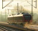 648 460/960 verlie bei aufgehender Morgensonne Schleswig Richtung Kiel. 11.2.12