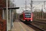 RBSH 648 343  Neustadt  und 648 338  Lauenburg/Elbe  kam als RB nach Husum durch Schleswig gefahren. 17.2.12