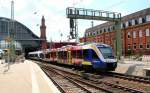 VT 648 093 und 094 der NWB, Bremen Hbf, 30.06.12