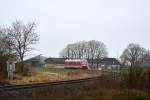 RBSH Lint vor lndlicher Kulisse...Jbek Beginn der KBS 134. 01.02.2013