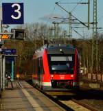 RBSH 648 465/965 verlsst Schleswig Richtung Kiel. 02.02.2013