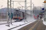 HCR 242.516 und RBSH 648 456/956, Schleswig Hbf, 18.03.2013