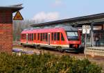 RBSH 648 350/850 als RB nach Bad St.Peter-Ording, Husum 31.03.2013
